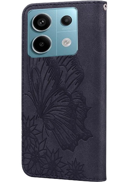 Xiaomi Redmi Not 13 Pro 5g Flip Telefon Kılıfı Için Büyük Kelebek Kılıf ile (Yurt Dışından)