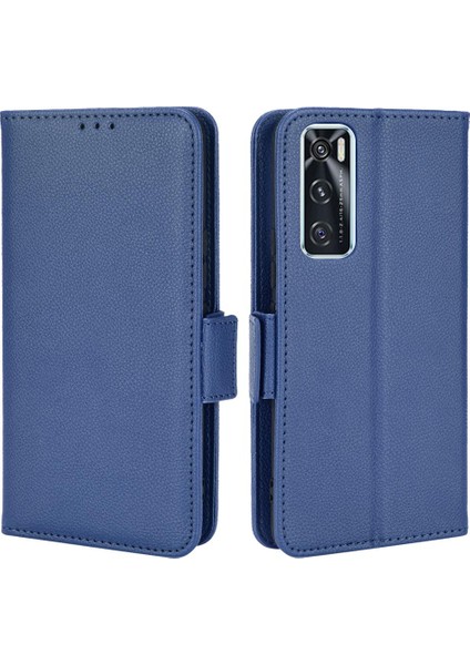 Vivo V20 Se Manyetik Pu Deri Cüzdan Yan Toka Kart Yuvaları Için Kılıf (Yurt Dışından)