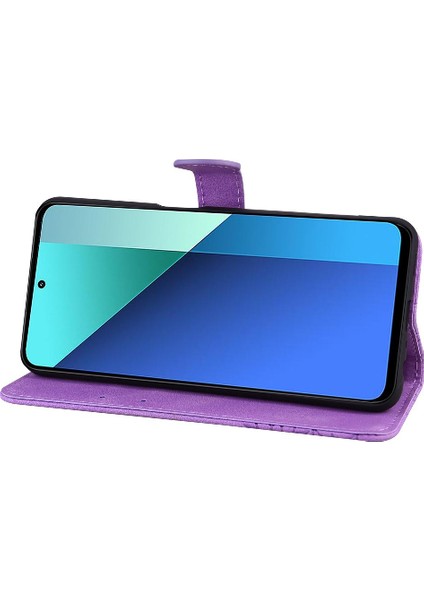 Xiaomi Redmi Not 13 Için Kılıf 4g Deri Cüzdan Kickstand Koruyucu ile (Yurt Dışından)