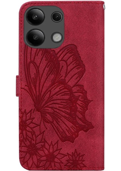 Xiaomi Redmi Not 13 Için Kılıf 4g Deri Cüzdan Kickstand Koruyucu ile (Yurt Dışından)