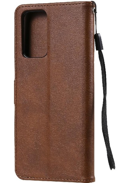 Xiaomi Redmi Not 10 Pro Için Flip Case Klasik Katı Renk Kart Yuvası ile (Yurt Dışından)