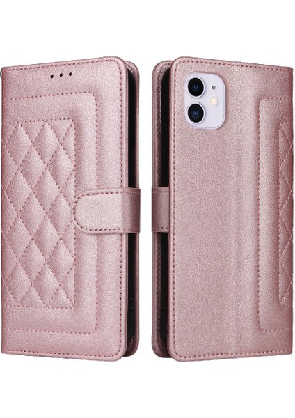 Iphone 11 Için Flip Case Cüzdan Basit Iş Kapak Çevirin Deri Kılıf (Yurt Dışından)
