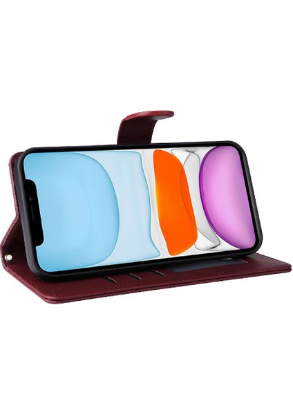 Iphone 11 Için Flip Case Cüzdan Basit Iş Kapak Çevirin Deri Kılıf (Yurt Dışından) indirimleri
