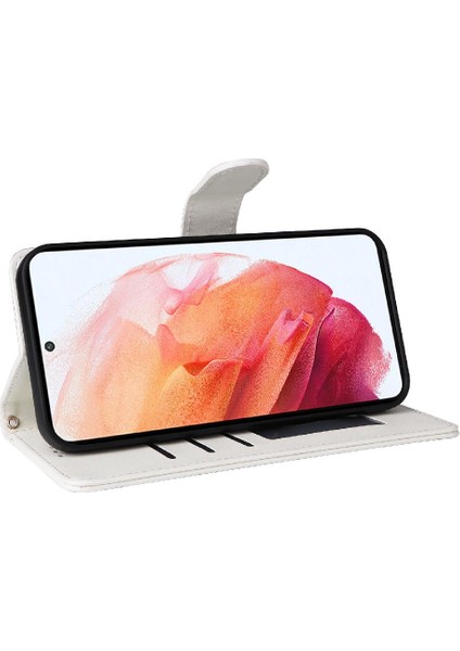 Samsung Galaxy S21 Için Flip Case Deri Kılıf Cüzdan Darbeye Basit (Yurt Dışından) fırsatları