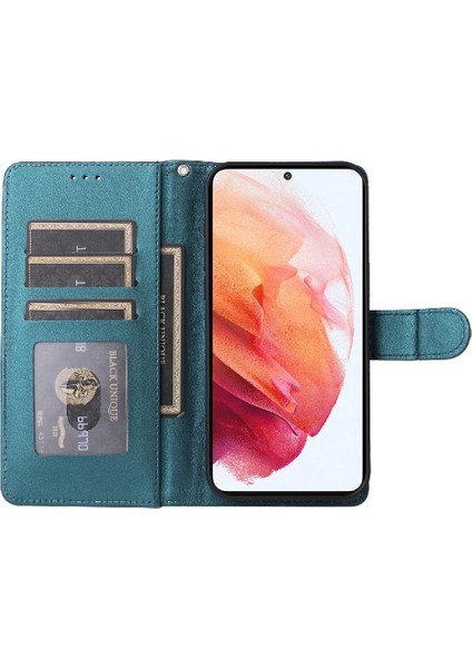 Samsung Galaxy S21 Için Flip Case Deri Kılıf Cüzdan Darbeye Basit (Yurt Dışından) modelleri