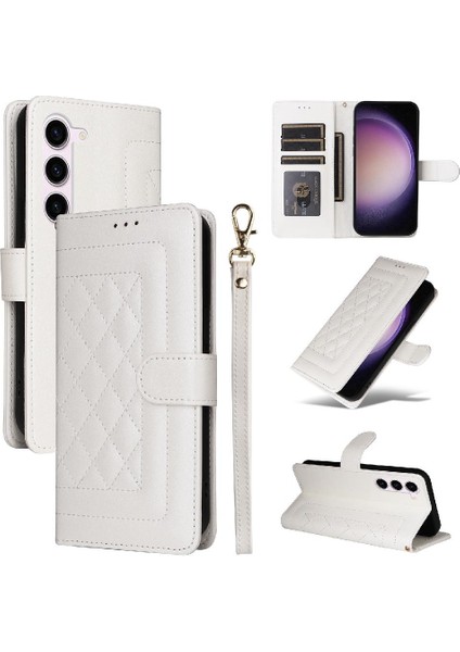 Samsung Galaxy S23 Cüzdan Basit Iş Deri Kılıf Flip Case Için Flip Case (Yurt Dışından)