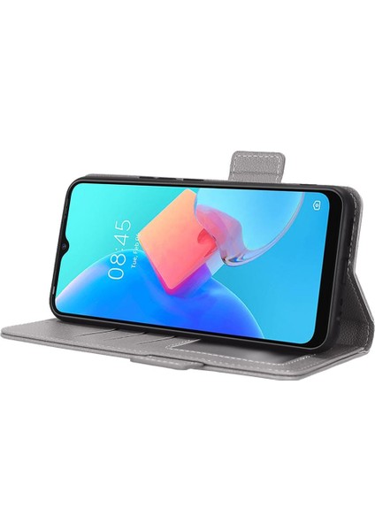 Tecno Spark 8c Yan Toka Pu Deri Cüzdan Manyetik Kart Yuvaları Için Kılıf (Yurt Dışından) indirimleri