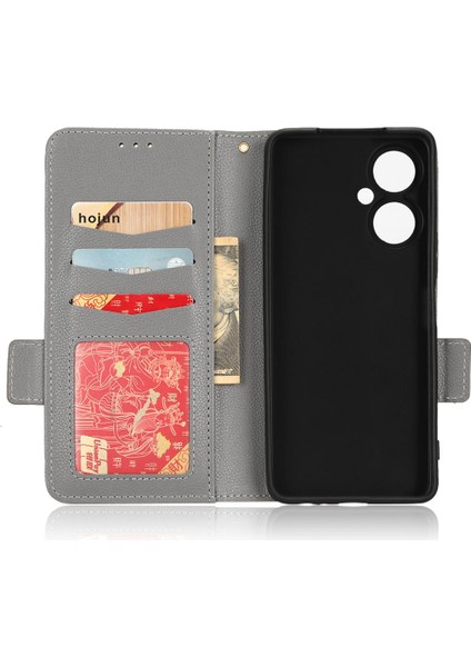 Tecno Camon 19 Cüzdan Kart Yuvaları Için Kılıf Tutucu Pu Deri Yan Toka (Yurt Dışından) modelleri