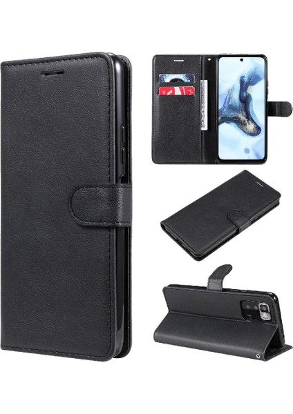 Xiaomi Redmi Not 10 Pro 5g Için Flip Case Iş Cüzdan Telefon Kılıfı ile (Yurt Dışından)
