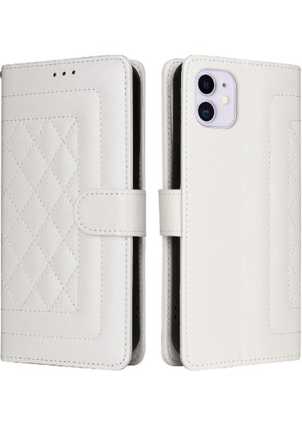 Iphone 11 Için Flip Case Cüzdan Basit Iş Kapak Çevirin Deri Kılıf (Yurt Dışından)