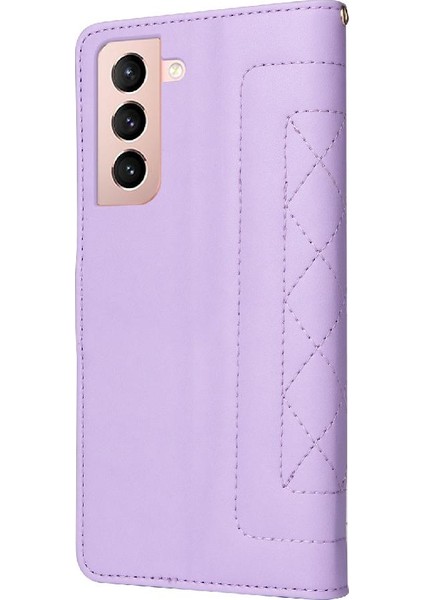 Samsung Galaxy S21 Için Flip Case Deri Kılıf Cüzdan Darbeye Basit (Yurt Dışından) indirimleri