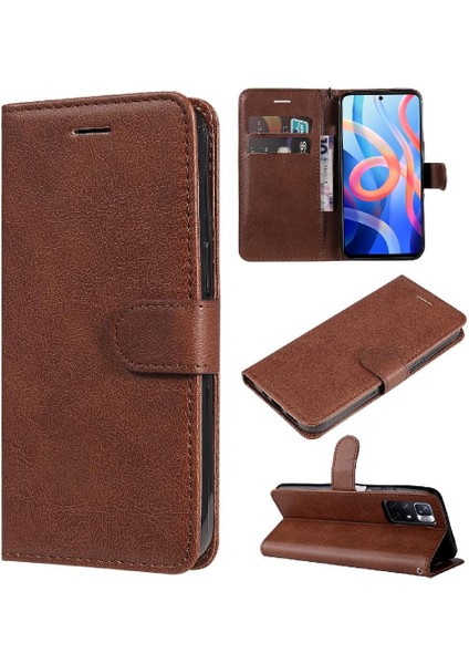 Xiaomi Redmi Not 11 Için Flip Case 5g Klasik Düz Renk Iş Cüzdan (Yurt Dışından)