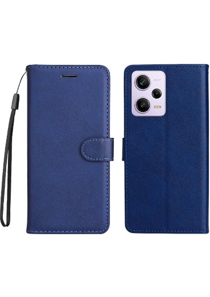 Xiaomi Poco X5 Pro 5g Için Flip Case Klasik Düz Renk Iş Cüzdan (Yurt Dışından)