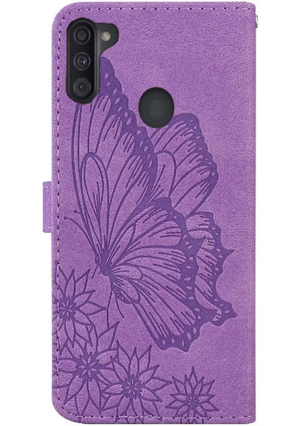 Samsung Galaxy A11/M11 Deri Cüzdan Flip Telefon Kılıfı Kickstand (Yurt Dışından) fırsatları