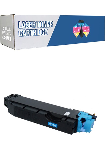 Kyocera Ecosys M6530CDN TK-5140 5.000 Syf Mavi Muadil Toner