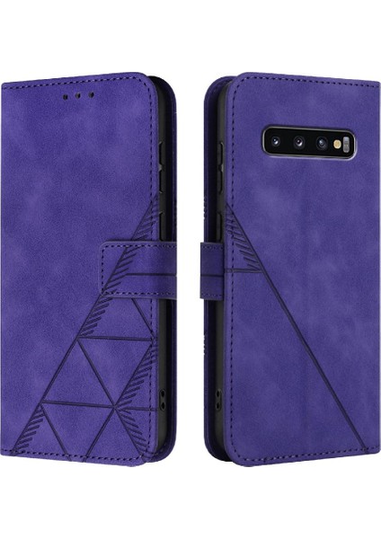 Samsung Galaxy S10 Kredi Kartı Tutucu Flip Folio Kitap Koruyucu (Yurt Dışından)