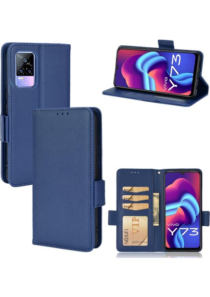 Vivo V21E 4g Için KILIF/Y73 2021 Yan Toka Kart Yuvaları Tutucu Cüzdan Pu (Yurt Dışından) fiyatları
