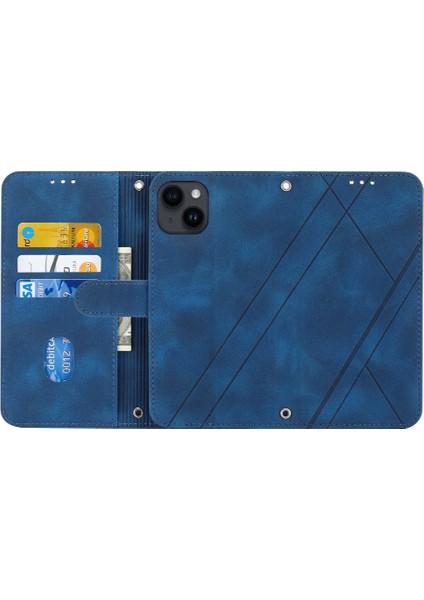 Iphone 11 Için Filp Durumda Pro Max Kickstand Kredi Kartı Tutucu Tam Pu Kayış (Yurt Dışından)