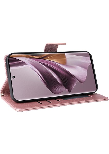 Oppo Için Flip Case Oppo 10 5g/10 Pro 5g Deri Kılıf Cüzdan Kapak Çevirin (Yurt Dışından)