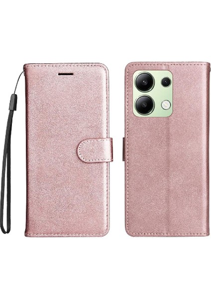 Xiaomi Redmi Not 13 Için Flip Case 4g Kart Yuvası ile Yüksek Kalite Deri (Yurt Dışından)