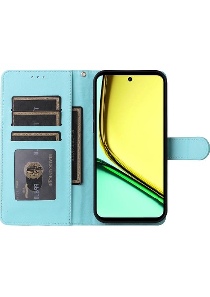 Realme C67 4g Darbeye Dayanıklı Basit Iş Cüzdan Deri Için Flip Case (Yurt Dışından) indirimleri