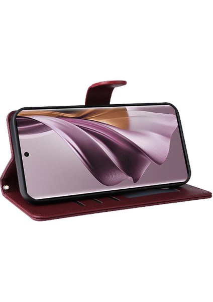 Oppo Için Flip Case Oppo 10 5g/10 Pro 5g Deri Kılıf Cüzdan Kapak Çevirin (Yurt Dışından)