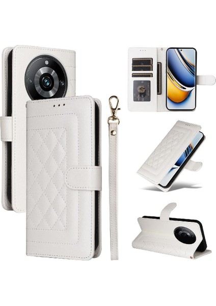 Realme 11 Pro Artı Darbeye Dayanıklı Kapak Için Flip Case Basit Iş (Yurt Dışından)