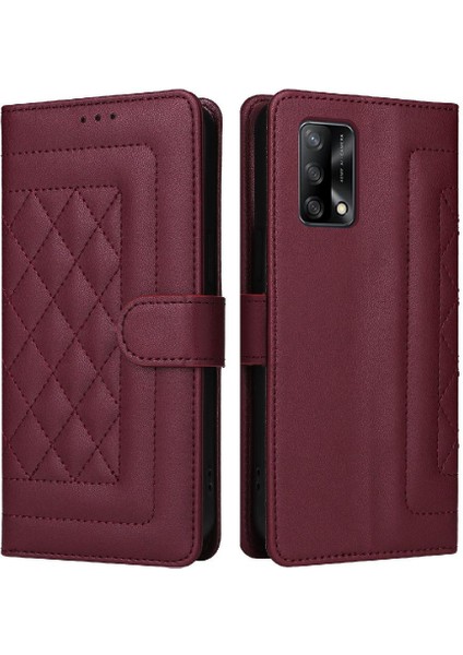 MY Boutique1 Oppo F19 Basit Iş Darbeye Dayanıklı Cüzdan Deri Kılıf Için Flip Case (Yurt Dışından)