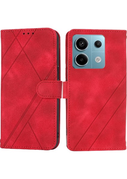 Xiaomi Redmi Not Için Filp Durumda 13 Pro 5g Kredi Kartı Tutucu Pu Deri (Yurt Dışından)