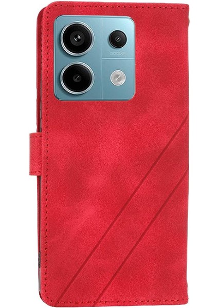 Xiaomi Redmi Not Için Filp Durumda 13 Pro 5g Kredi Kartı Tutucu Pu Deri (Yurt Dışından)