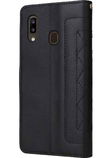 Samsung Galaxy A20 Için Flip CASE/A30 Darbeye Basit Iş Deri (Yurt Dışından) indirimleri