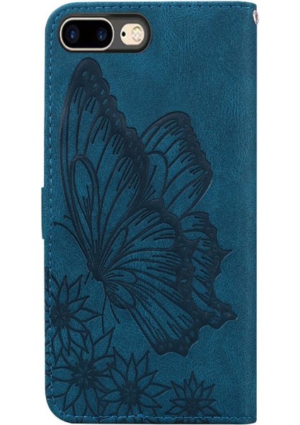 Iphone 6 Için Kılıf Artı/6s Artı Kickstand Koruyucu Deri Cüzdan Büyük (Yurt Dışından)