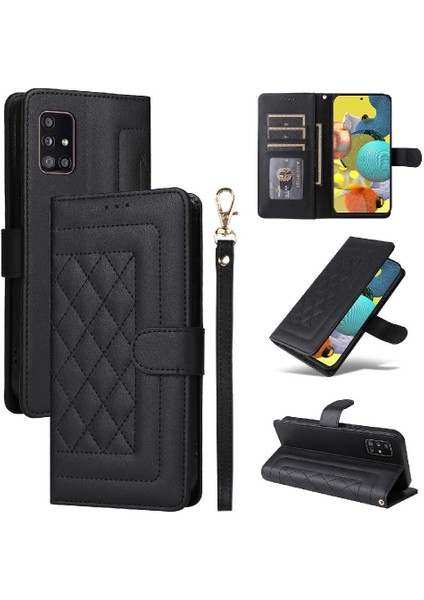 Samsung Galaxy A51 5g Cüzdan Darbeye Basit Iş Için Flip Case (Yurt Dışından)