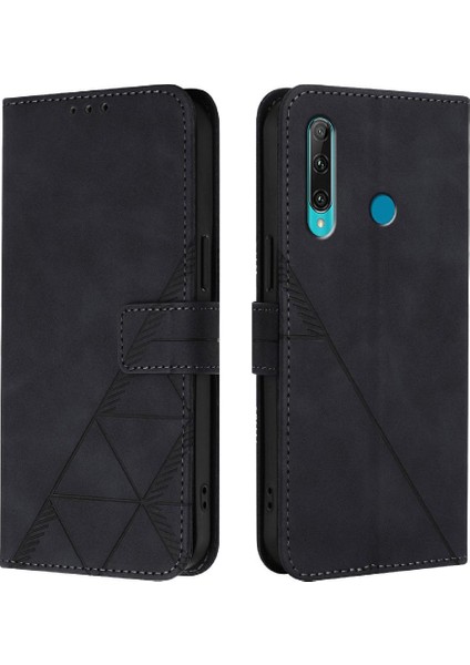 Huawei P Akıllı 2019 Flip Folio Kitap Koruyucu Cüzdan Kapak Kartı (Yurt Dışından)