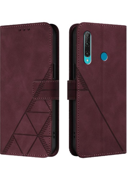 Huawei P Akıllı 2019 Flip Folio Kitap Koruyucu Cüzdan Kapak Kartı (Yurt Dışından)