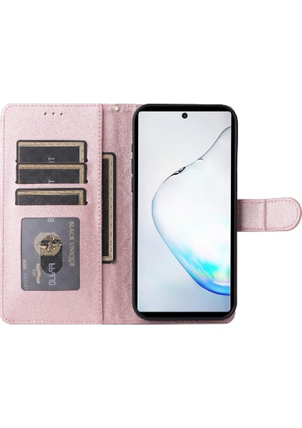 Samsung Galaxy Not 10 Artı Basit Iş Deri Kılıf Için Flip Case (Yurt Dışından)