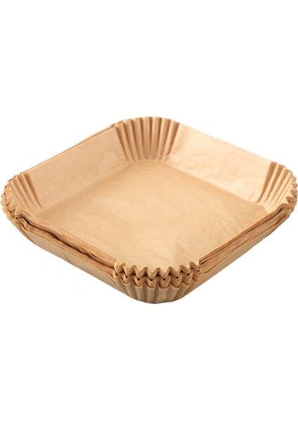 100 Adet Kare 16*4.5 cm Kare Hava Fritöz Kağıdı Pişirme Kağıdı (Yurt Dışından)