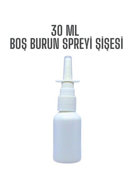 Einnatur 3 Adet Boş Burun Spreyi Şişesi, Pp, 30 cc