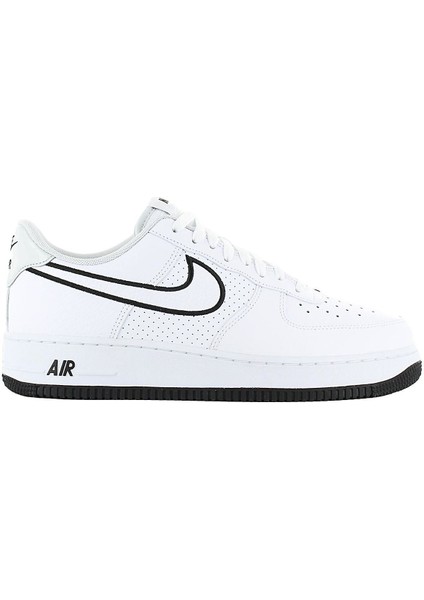 Air Force 1 Low 07 - Erkek Ayakkabı Deri Beyaz FJ4211-100 44,5 - Siyah Beyaz