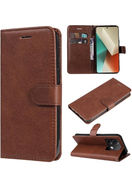 Xiaomi Redmi Not 13 Için Flip Case 5g Yüksek Kaliteli Deri Iş Cüzdan (Yurt Dışından)
