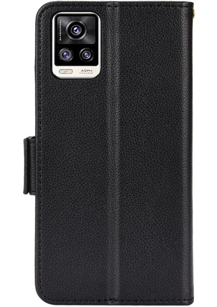 Vivo V20 Yan Toka Manyetik Kart Yuvaları Için Kılıf Tutucu Cüzdan Pu Deri (Yurt Dışından) fiyatları