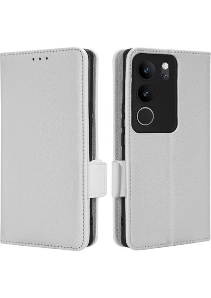 Vivo V29 5g Pu Deri Manyetik Kart Yuvaları Için Kılıf Tutucu Cüzdan Yan (Yurt Dışından)