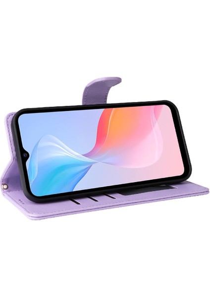 Vivo Y21 Için Flip CASE/Y33S Basit Iş Flip Kapak Kılıf Cüzdan (Yurt Dışından) modelleri