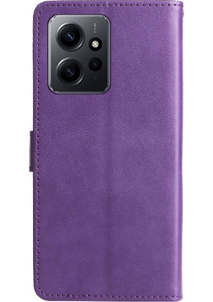 Manyi Mall Xiaomi Redmi Not 12 Için Flip Case 4g Iş Cüzdan Telefon Kılıfı Klasik (Yurt Dışından)