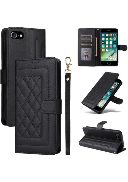 Iphone 6 Için Flip Case Cüzdan Basit Iş Kapak Çevirin Deri Kılıf (Yurt Dışından)