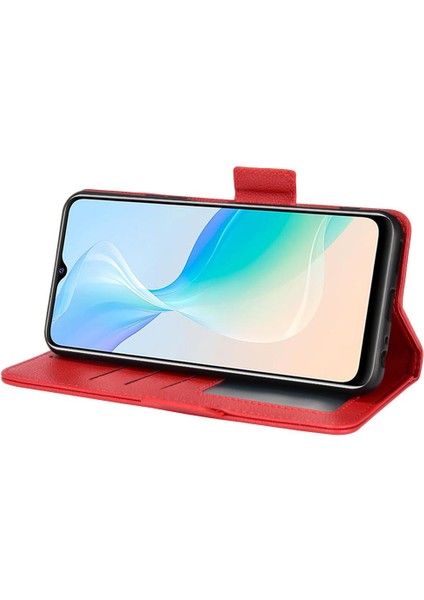 Vivo Y21/Y21S/Y33S Pu Deri Kart Yuvaları Tutucu Cüzdan Manyetik (Yurt Dışından) fırsatları