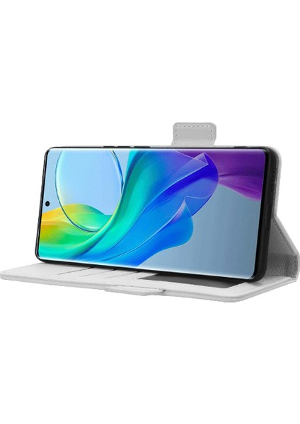 Vivo V29 Lite 5g Için Kılıf Pu Deri Yan Toka Kart Yuvaları Tutucu Cüzdan (Yurt Dışından)