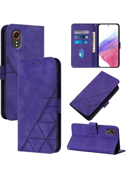 Samsung Galaxy Xcover 7 Pu Deri Flip Case Için Folio Kitap Koruyucu (Yurt Dışından)