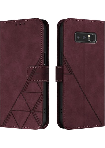 Samsung Galaxy Not 8 Için Kılıf Pu Deri Kredi Kartı Tutucu Cüzdan Kapak (Yurt Dışından) indirimleri