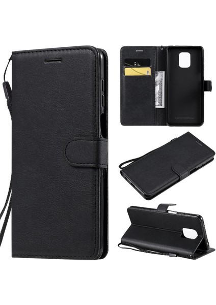 Xiaomi Redmi Not 9 Için Flip Case Pro/9s Kart ile Yüksek Kaliteli Deri (Yurt Dışından)